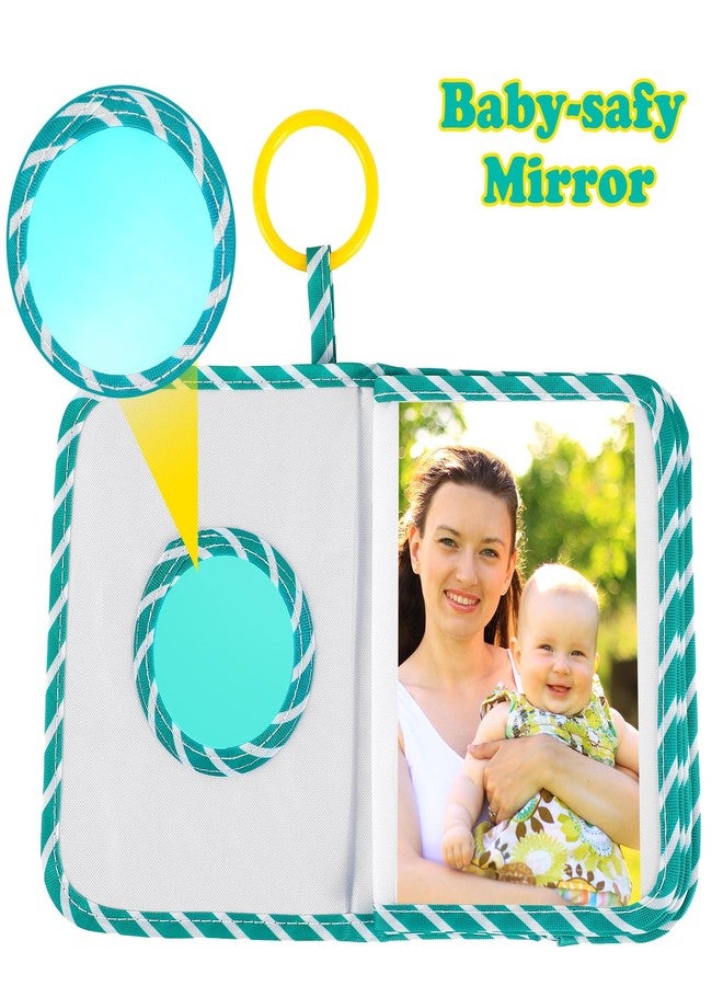 Reallnaive Baby Photo Album Holds 17 4x6 Pictures My First Soft Cloth Family Photo Book with Name Tag Stickers Fabric Kid Memory Keepsake Gift for Newborn Toddler Boy Girl Baby Shower(Green Dino) - Image 4